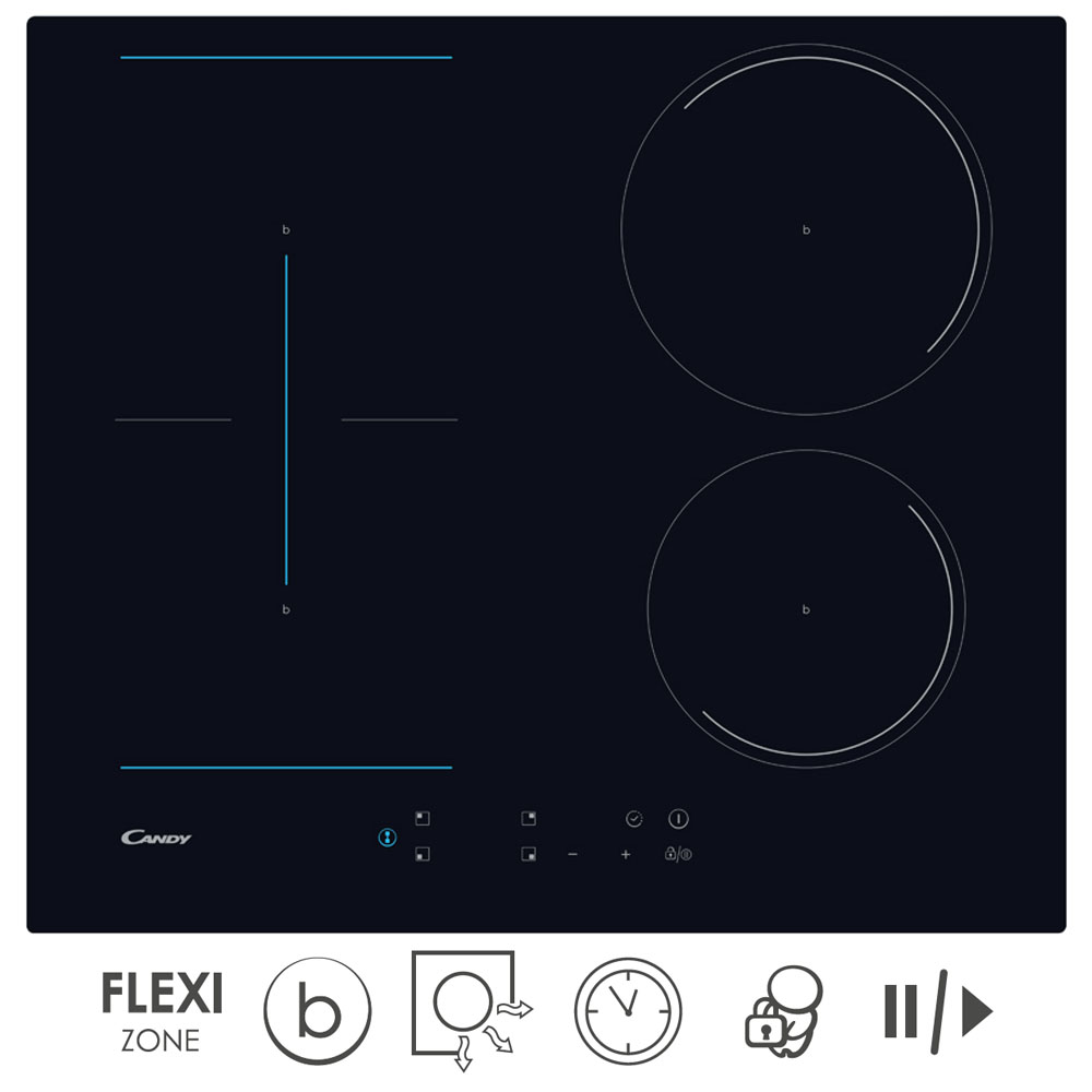 Candy CTP 643 C Induktionskochfeld 60 cm - autark - rahmenlos